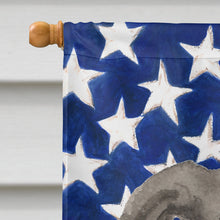 Load image into Gallery viewer, Italian Greyhound Patriotic Flag Canvas House Size BB9387CHF