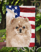Load image into Gallery viewer, Pomeranian Patriotic Garden Flag - Outdoor Decorative Yard Flag BB9390GF