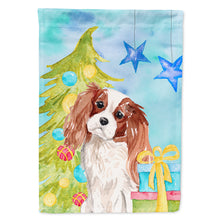 Load image into Gallery viewer, Blenheim Cavalier Spaniel Christmas Flag Canvas House Size BB9393CHF