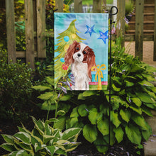 Load image into Gallery viewer, Blenheim Cavalier Spaniel Christmas Garden Flag - Outdoor Decorative Yard Flag BB9393GF