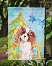 Load image into Gallery viewer, Blenheim Cavalier Spaniel Christmas Garden Flag - Outdoor Decorative Yard Flag BB9393GF