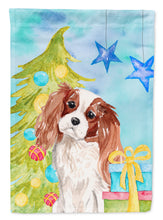 Load image into Gallery viewer, Blenheim Cavalier Spaniel Christmas Garden Flag - Outdoor Decorative Yard Flag BB9393GF