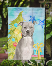 Load image into Gallery viewer, Staffordshire Bull Terrier Christmas Garden Flag - Outdoor Decorative Yard Flag BB9395GF