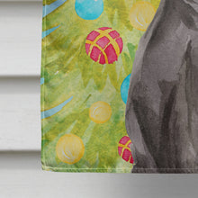Load image into Gallery viewer, Black Labrador Christmas Flag Canvas House Size BB9398CHF