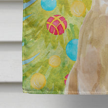 Load image into Gallery viewer, Yellow Labrador Christmas Flag Canvas House Size BB9401CHF