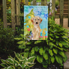 Load image into Gallery viewer, Yellow Labrador Christmas Garden Flag - Outdoor Decorative Yard Flag BB9401GF