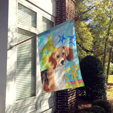 Load image into Gallery viewer, Beagle Christmas Flag Canvas House Size BB9404CHF