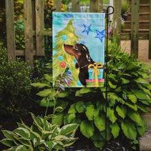 Load image into Gallery viewer, Black and Tan Dachshund Christmas Garden Flag - Outdoor Decorative Yard Flag BB9405GF
