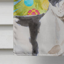 Load image into Gallery viewer, Black White French Bulldog Christmas Flag Canvas House Size BB9407CHF