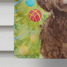 Load image into Gallery viewer, Brown Cockapoo Christmas Flag Canvas House Size BB9409CHF