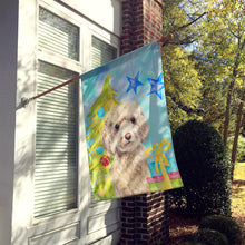 Load image into Gallery viewer, Champagne Cockapoo Christmas Flag Canvas House Size BB9410CHF