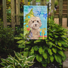 Load image into Gallery viewer, Champagne Cockapoo Christmas Garden Flag - Outdoor Decorative Yard Flag BB9410GF