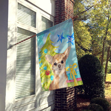 Load image into Gallery viewer, Chihuahua Christmas Flag Canvas House Size BB9411CHF