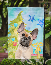 Load image into Gallery viewer, Fawn French Bulldog Christmas Garden Flag - Outdoor Decorative Yard Flag BB9417GF
