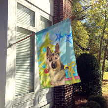 Load image into Gallery viewer, German Shepherd Christmas Flag Canvas House Size BB9418CHF