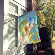 Load image into Gallery viewer, Yellow Labrador #2 Christmas Flag Canvas House Size BB9423CHF