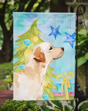 Load image into Gallery viewer, Yellow Labrador #2 Christmas Garden Flag - Outdoor Decorative Yard Flag BB9423GF