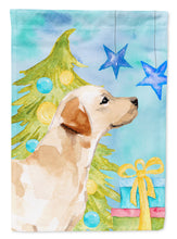 Load image into Gallery viewer, Yellow Labrador #2 Christmas Garden Flag - Outdoor Decorative Yard Flag BB9423GF