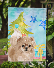 Load image into Gallery viewer, Pomeranian Christmas Garden Flag - Outdoor Decorative Yard Flag BB9425GF