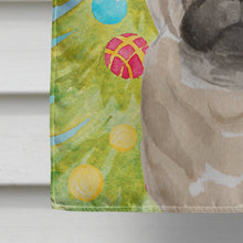 Load image into Gallery viewer, Fawn Pug Christmas Flag Canvas House Size BB9426CHF