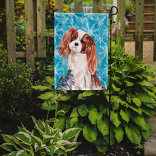 Load image into Gallery viewer, Blenheim Cavalier Spaniel Winter Garden Flag - Outdoor Decorative Yard Flag BB9428GF