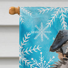 Load image into Gallery viewer, Australian Shepherd Winter Flag Canvas House Size BB9432CHF