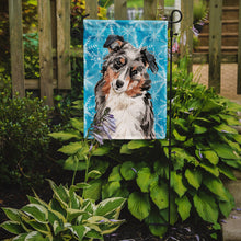 Load image into Gallery viewer, Australian Shepherd Winter Garden Flag - Outdoor Decorative Yard Flag BB9432GF