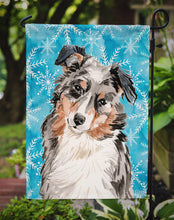 Load image into Gallery viewer, Australian Shepherd Winter Garden Flag - Outdoor Decorative Yard Flag BB9432GF