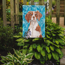Load image into Gallery viewer, Brittany Spaniel Winter Garden Flag - Outdoor Decorative Yard Flag BB9434GF