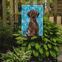 Load image into Gallery viewer, Chocolate Labrador Winter Garden Flag - Outdoor Decorative Yard Flag BB9435GF