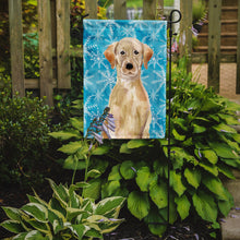 Load image into Gallery viewer, Yellow Labrador Winter Garden Flag - Outdoor Decorative Yard Flag BB9436GF