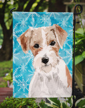 Load image into Gallery viewer, Wire Hair Jack Russell Winter Garden Flag - Outdoor Decorative Yard Flag BB9438GF