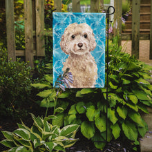 Load image into Gallery viewer, Champagne Cockapoo Winter Garden Flag - Outdoor Decorative Yard Flag BB9445GF