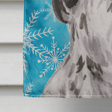 Load image into Gallery viewer, Black Parti Winter Flag Canvas House Size BB9448CHF