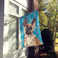 Load image into Gallery viewer, Fawn French Bulldog Winter Flag Canvas House Size BB9452CHF