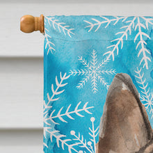 Load image into Gallery viewer, German Shepherd Winter Flag Canvas House Size BB9453CHF
