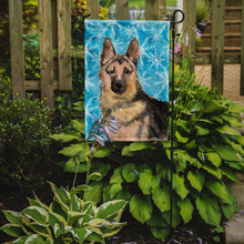 Load image into Gallery viewer, German Shepherd Winter Garden Flag - Outdoor Decorative Yard Flag BB9453GF