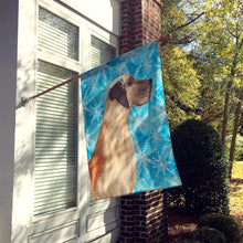 Load image into Gallery viewer, Fawn Natural Great Dane Winter Flag Canvas House Size BB9454CHF