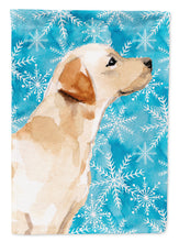 Load image into Gallery viewer, Yellow Labrador #2 Winter Garden Flag - Outdoor Decorative Yard Flag BB9458GF