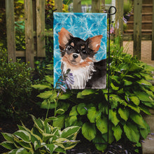 Load image into Gallery viewer, Long Haired Chihuahua Winter Garden Flag - Outdoor Decorative Yard Flag BB9459GF