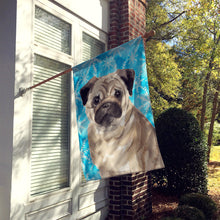 Load image into Gallery viewer, Fawn Pug Winter Flag Canvas House Size BB9461CHF