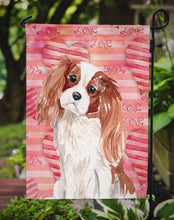 Load image into Gallery viewer, Blenheim Cavalier Spaniel Love Garden Flag - Outdoor Decorative Yard Flag BB9463GF