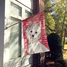 Load image into Gallery viewer, Westie Love Flag Canvas House Size BB9464CHF