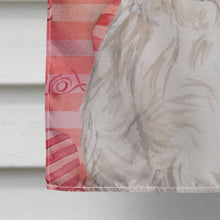 Load image into Gallery viewer, Westie Love Flag Canvas House Size BB9464CHF