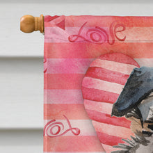 Load image into Gallery viewer, Australian Shepherd Love Flag Canvas House Size BB9467CHF