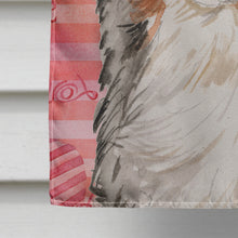 Load image into Gallery viewer, Australian Shepherd Love Flag Canvas House Size BB9467CHF