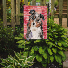 Load image into Gallery viewer, Australian Shepherd Love Garden Flag - Outdoor Decorative Yard Flag BB9467GF
