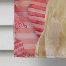 Load image into Gallery viewer, Yellow Labrador Love Flag Canvas House Size BB9471CHF