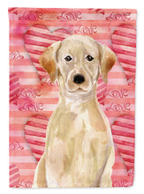 Load image into Gallery viewer, Yellow Labrador Love Garden Flag - Outdoor Decorative Yard Flag BB9471GF