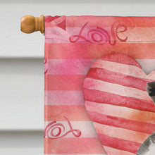 Load image into Gallery viewer, Border Collie Love Flag Canvas House Size BB9478CHF
